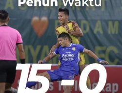 Sriwijaya FC Tercatat dalam Sejarah Kelam, Dibantai 15-0 oleh Adhyaksa FC