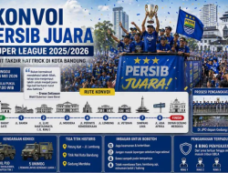 Catat Rutenya! Ini Skema Konvoi Juara Hattrick Persib Bandung pada 24 Mei 2026