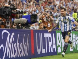 Argentina Segel Tiket 32 Besar, Lionel Messi Resmi Jadi Raja Gol Sepanjang Masa Piala Dunia