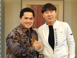 Pertama Kali Sejak Berpisah! Shin Tae-yong Bertatap Muka dengan Erick Thohir